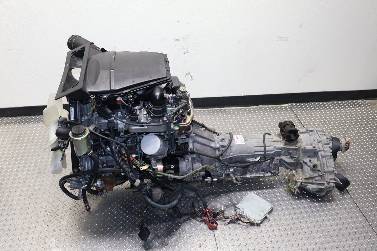 1993-2002 Toyota Hilux Surf 4Runner 3.0L Turbo Diesel Engine & AWD Automatic Transmission JDM 1KZ-TE