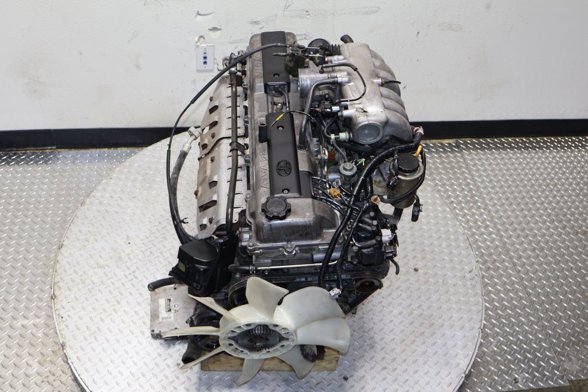 1998-2000 Toyota Land Cruiser 4.5L Inline-6 DOHC 24V Coil Pack Engine JDM 1FZ-FE