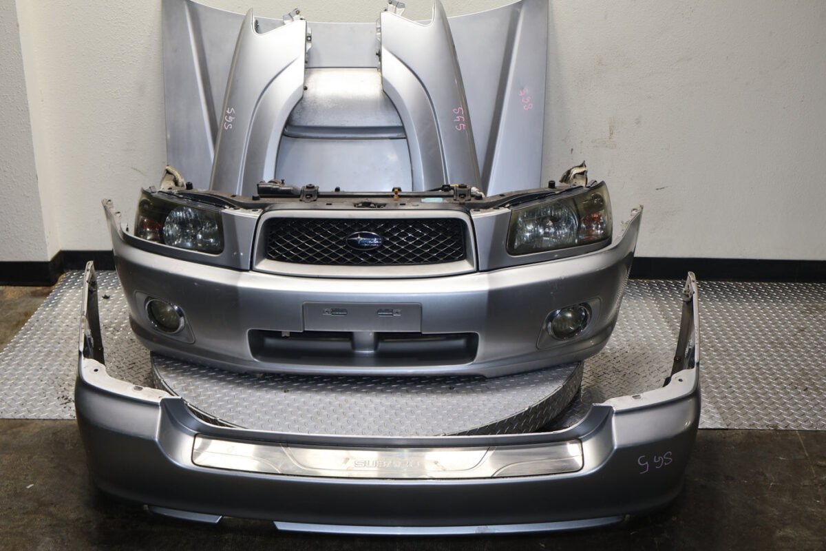 2003-2005 Subaru Forester XT SG5 JDM Complete Front End Nose Cut Assembly