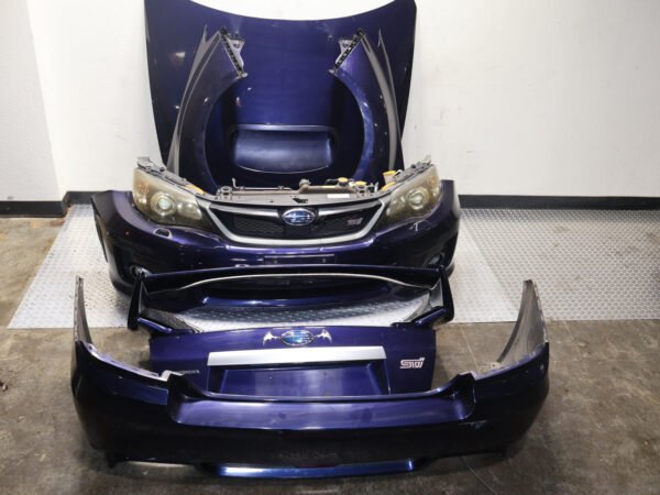 2008-2014 Subaru Impreza WRX STi Sedan GVB GVF JDM Complete Front End & Rear Assembly