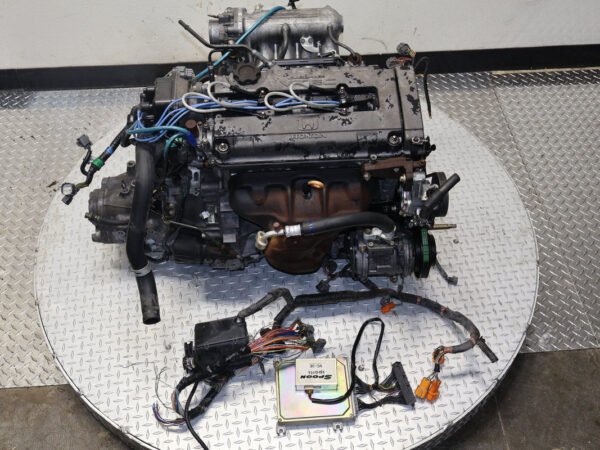Honda B16A OBD1 1.6L DOHC VTEC Engine & 5 Speed Manual Transmission Complete Swap JDM w/ ECU