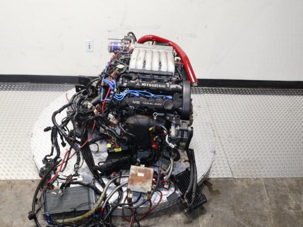 Mitsubishi 3000GT VR4 6G72 Twin Turbo AWD Engine & 5 Speed Manual Transmission JDM