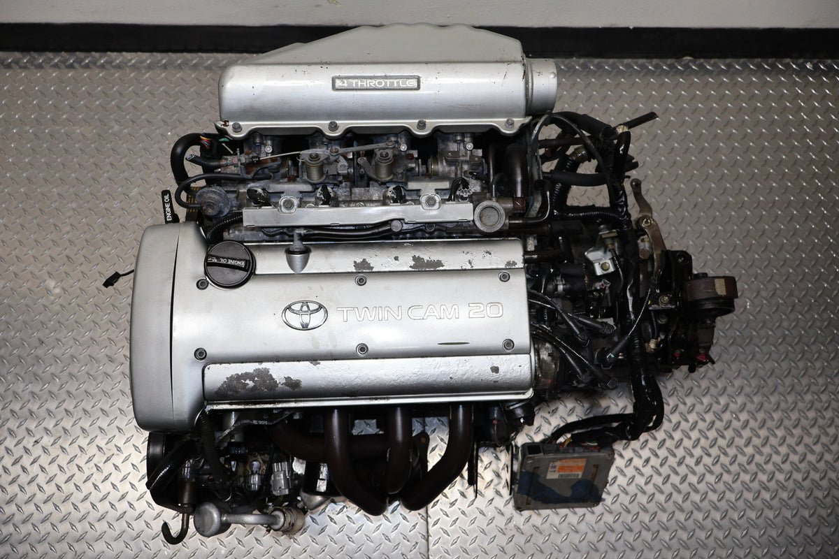 Toyota 4A-GE Silvertop 1.6L 20V Engine & 5 Speed Manual Transmission Swap JDM